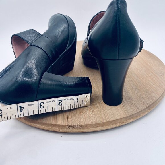 BeautiFeel Heels Womens 9 40 Black Leather Mary Jane Pumps Comfort - Picture 9 of 12